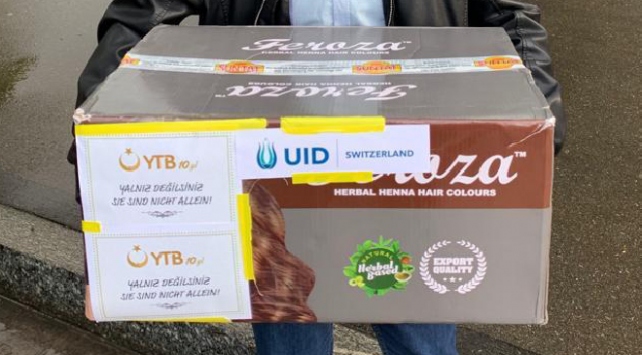 YTB'nin Desteğiyle İsviçre'de İhtiyaç Sahiplerine Yardım